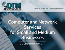 Tablet Screenshot of dtmconsulting.com